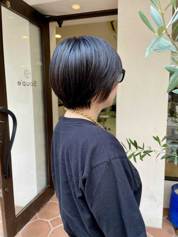 たかはしブログ　頭を綺麗にみせるショートボブ