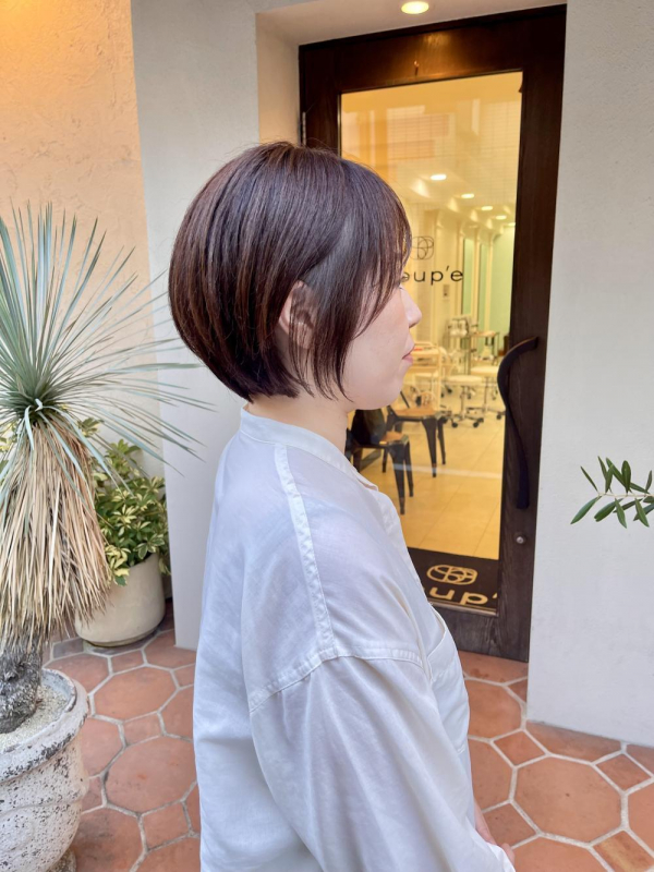 たかはしブログ　丸みのあるショートボブ