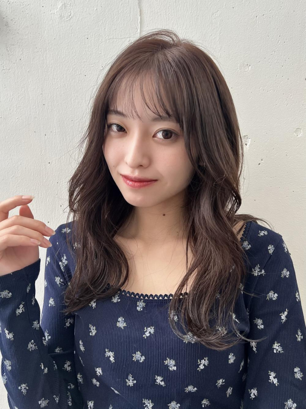 艶ロングブラウンベージュ