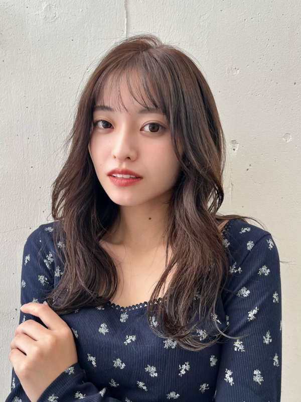艶ロングブラウンベージュ