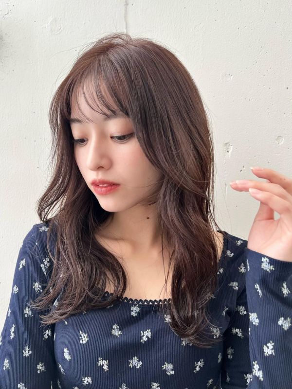 艶ロングブラウンベージュ