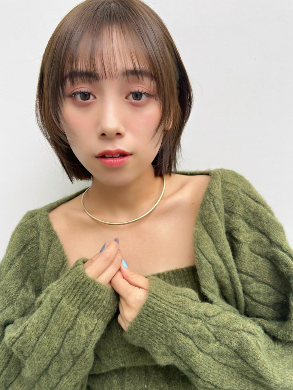 レイヤーボブニュアンスカラー