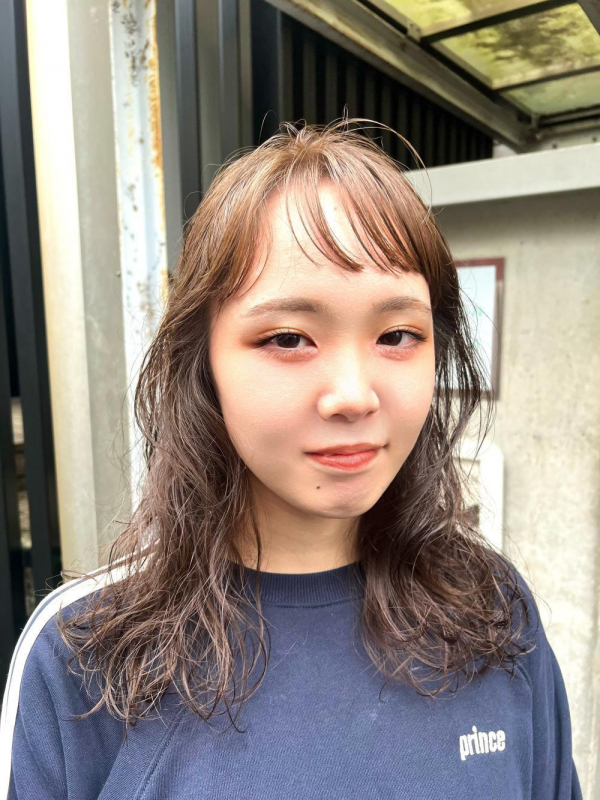 ニュアンスパーマオリーブベージュ
