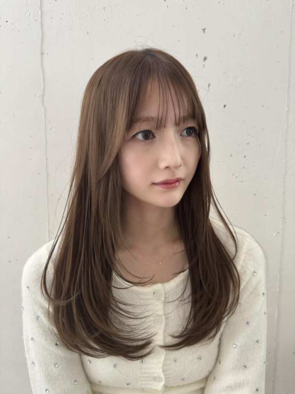 シースルーバング/ロングレイヤー
